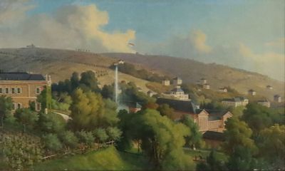 Anton Radl Oil on Canvas Wiesbaden Germany. Anton Radl (Austrian, 1774-1852). Oil on canvas