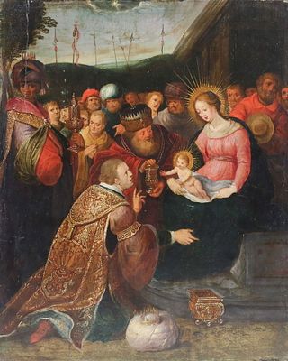 Adoration of the Magi Oil After Francken II. After Frans Francken The Younger (Flemish