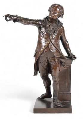 Francois Joseph Trupheme Bronze Mirabeau. Francois Joseph Andre Trupheme (French, 1820-1888).