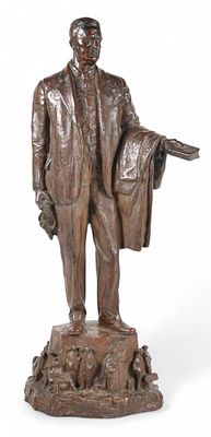 Vincenzo Miserendino Bronze Thomas Osborne. Vincenzo Miserendino (Italian / American