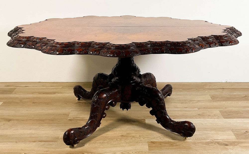 Lot 158: Victorian Tilt Top Center Table