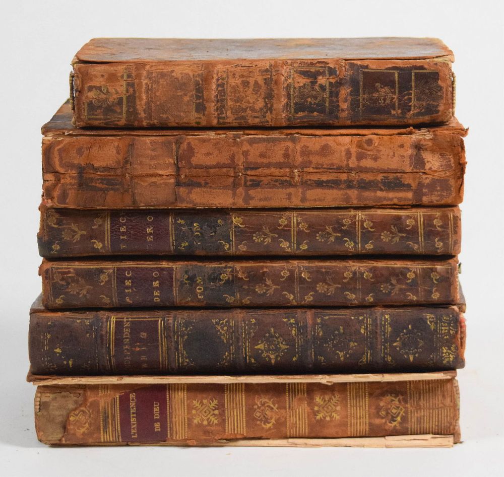 Lot 238: 6 18th Century Books French & English