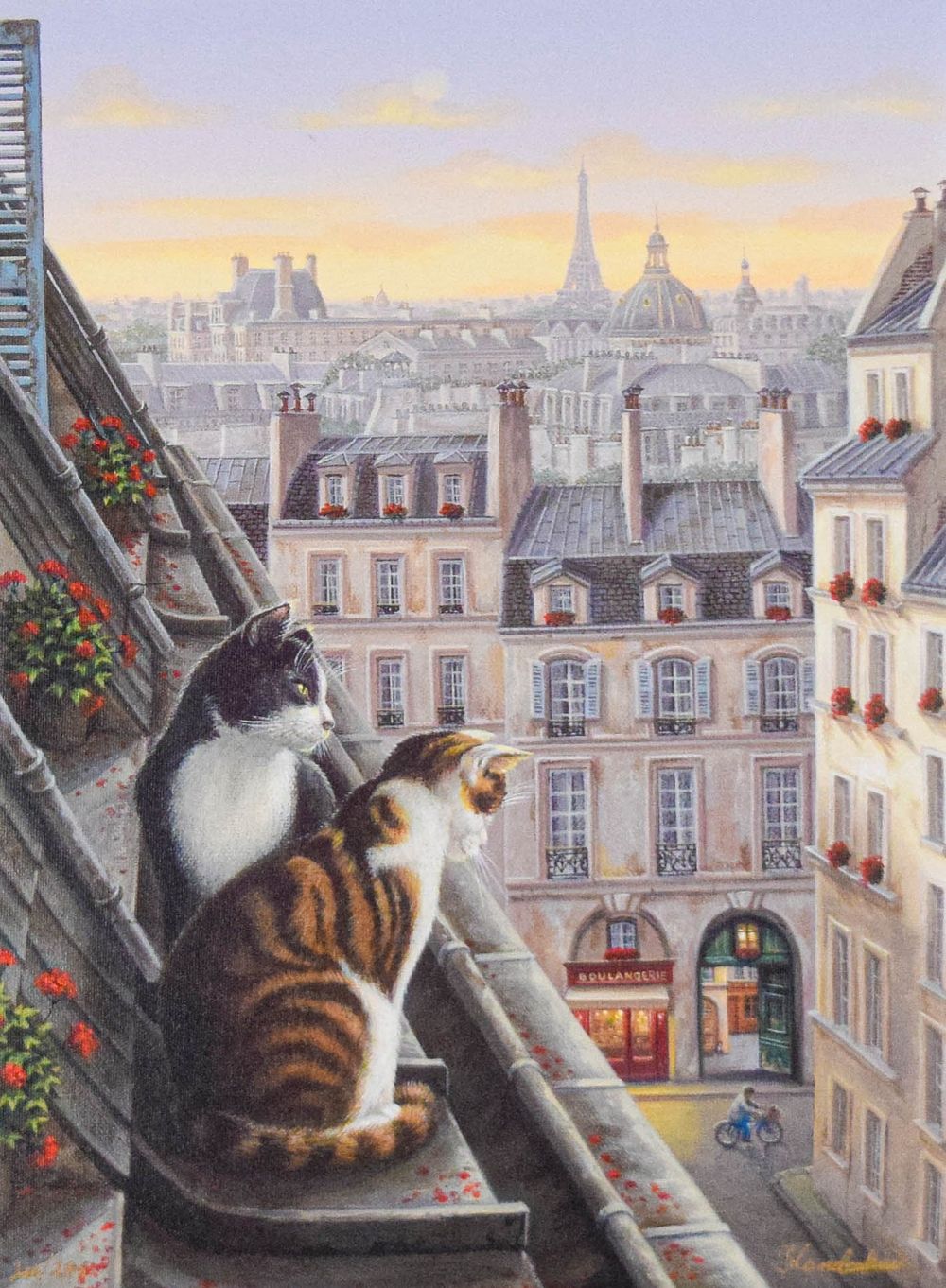Lot 249: Liudmila Kondakova Print on Canvas Panel