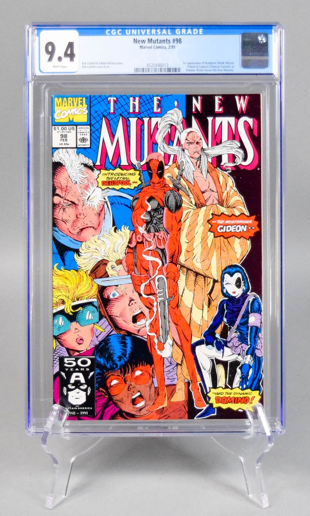 Lot 271: CGC Graded Comic The New Mutants Deadpool
