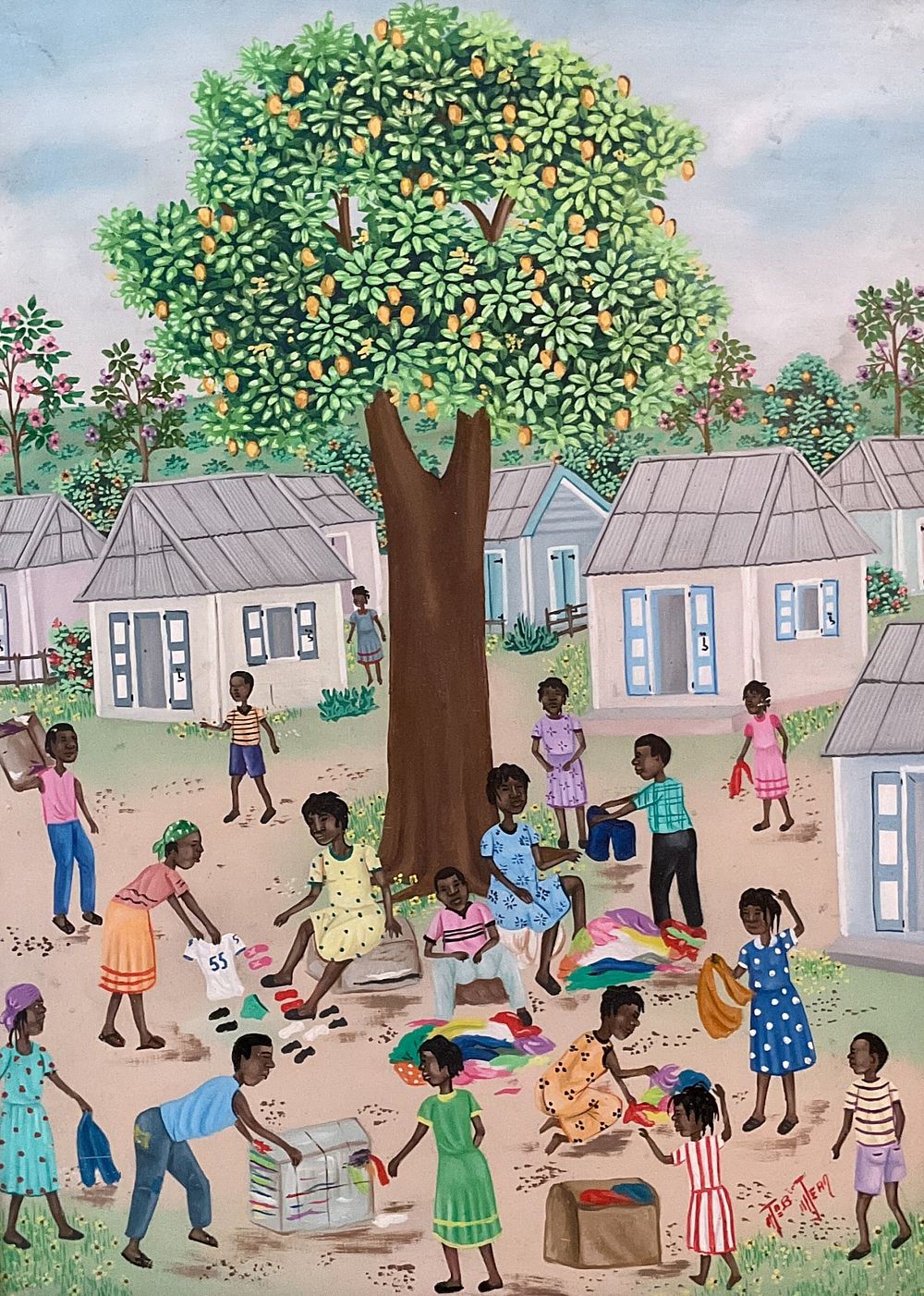 Lot 212: Haitian Folk Painting