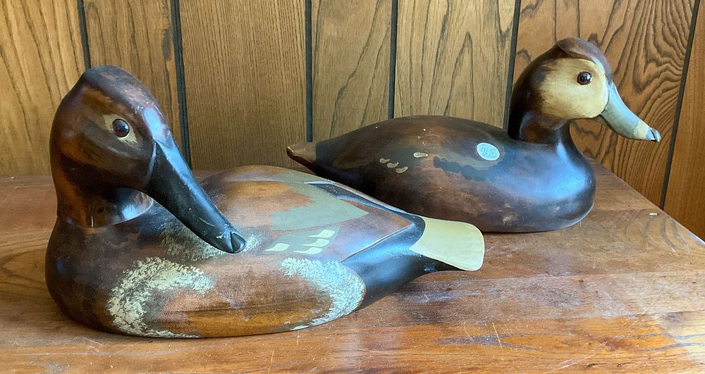 Lot 226: 2 Wooden Duck Decoys - WFB II