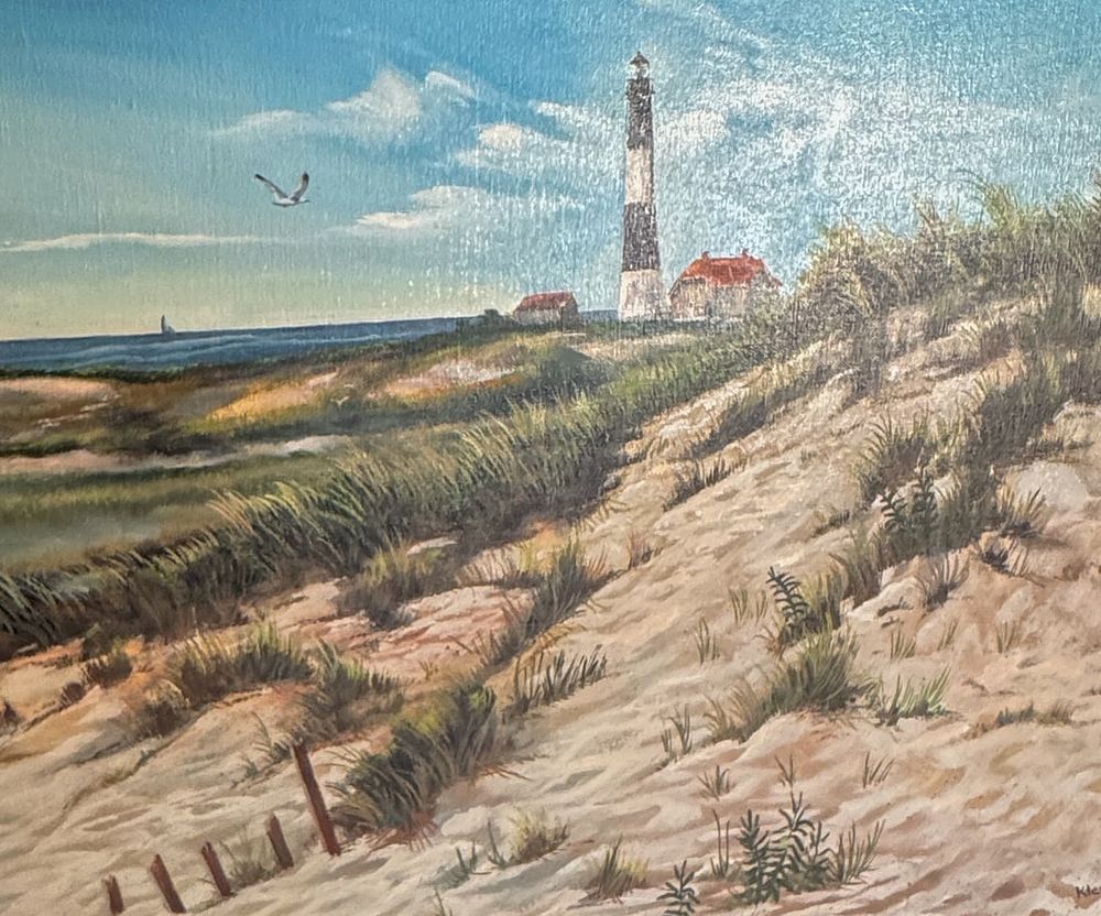 Lot 233: Klein Oil on Canvas Seashore