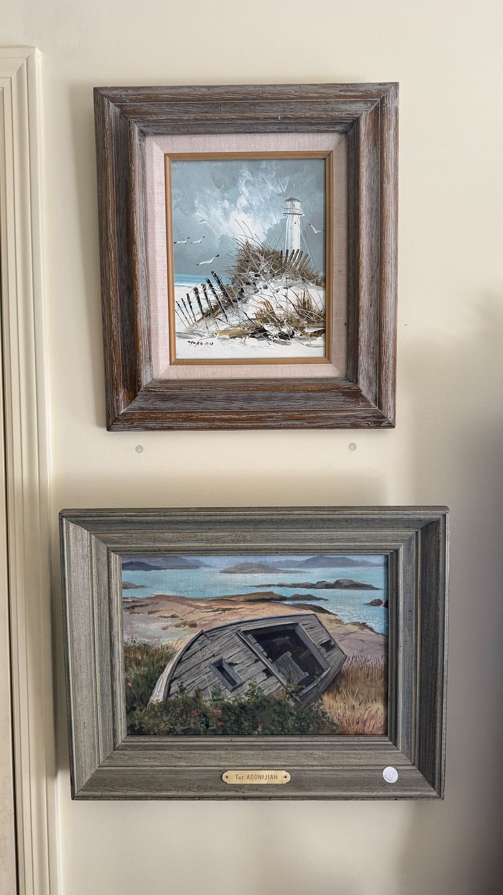 Lot 235: 2 Nautical Oil on Canvas