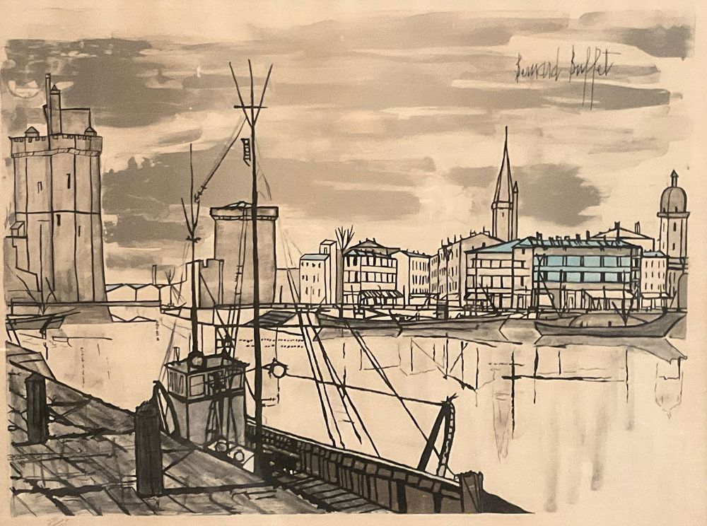 Lot 236: Bernard Buffet, Colored Lithograph after D'Apres