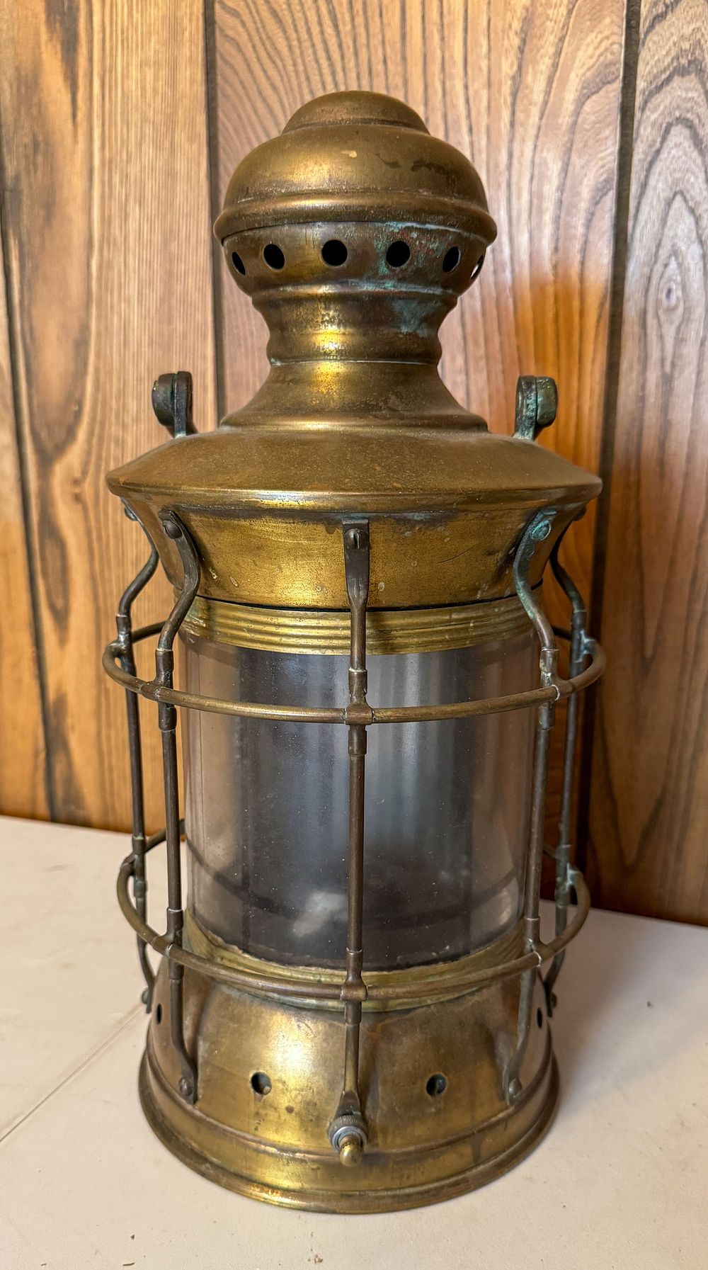 Lot 239: Brass Ships Lantern