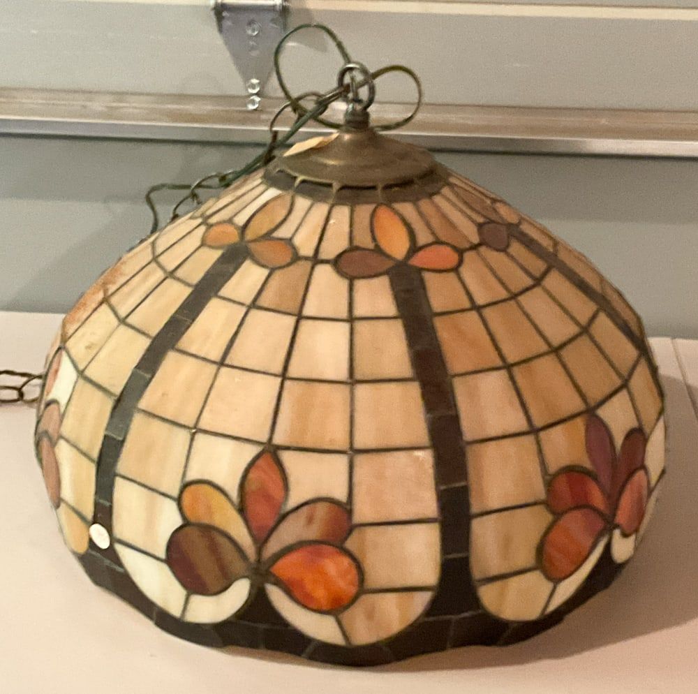 Lot 246: Vintage Hanging Light Fixture