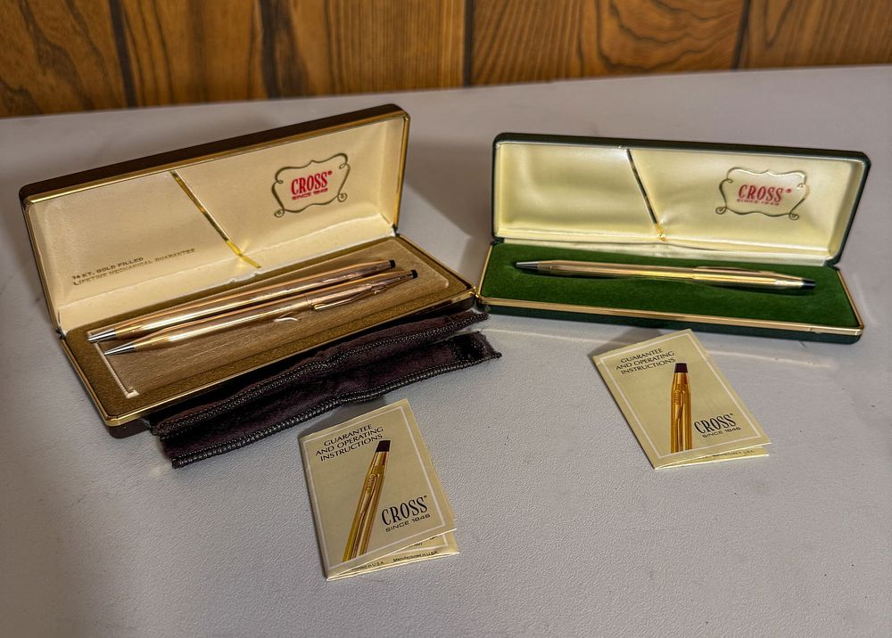 Lot 269: 2 Sets Of Cross Pens In Boxes