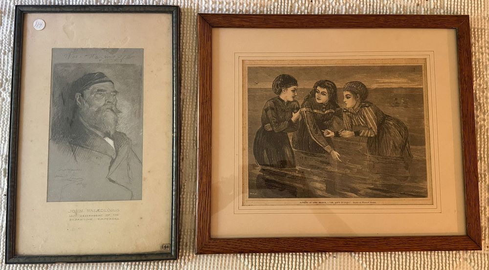 Lot 308: Drawing By Corurin K Litison And engraving