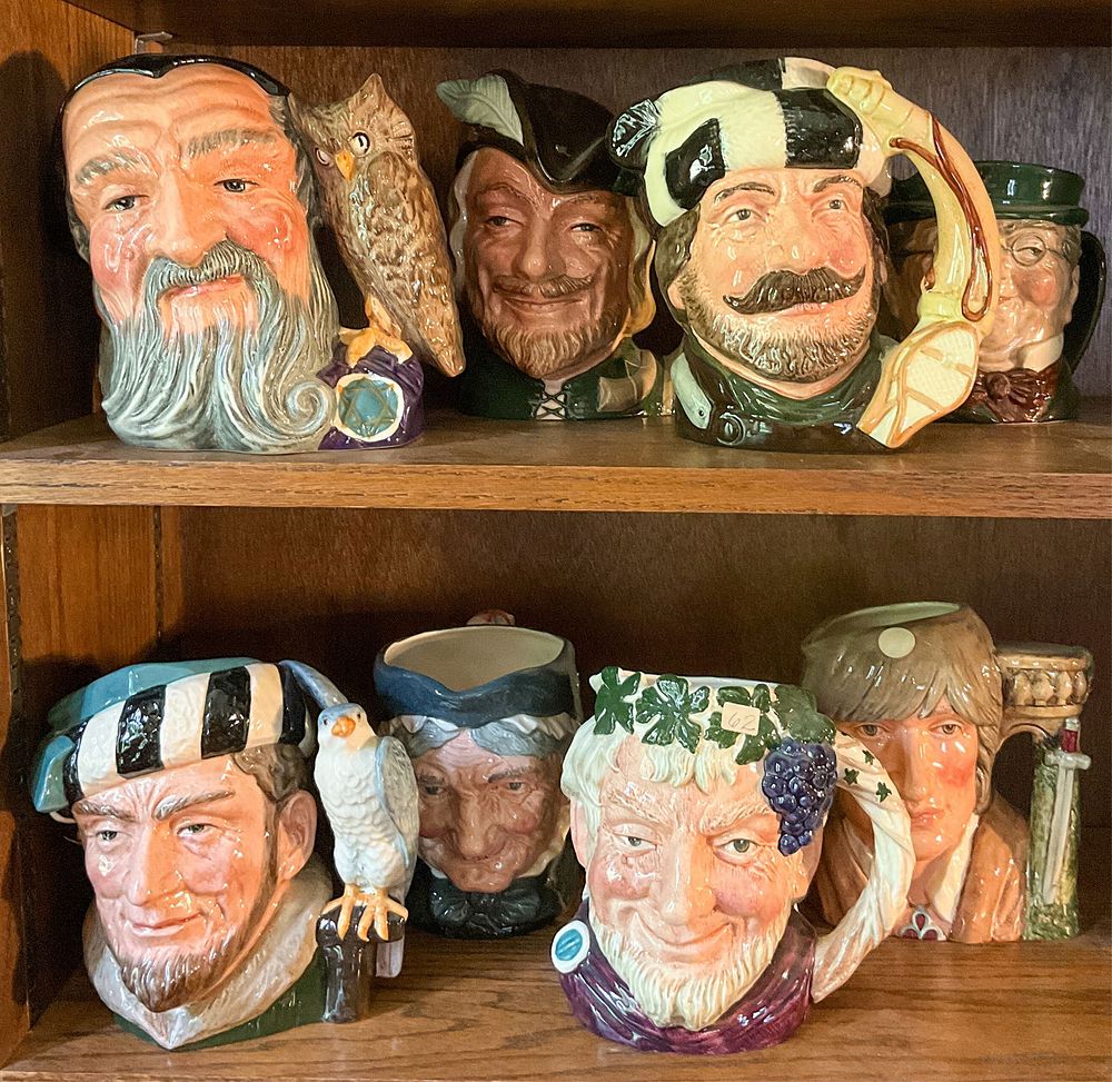 Lot 373: 8 Royal Doulton Toby Mugs, Group 3