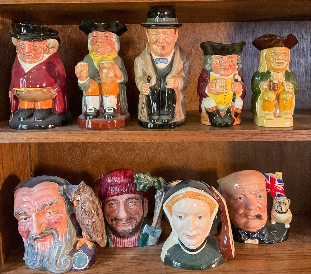 Lot 379: 9 Royal Doulton Toby Mugs, Group 9