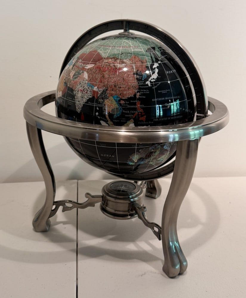 Lot 392: Mineral Globe