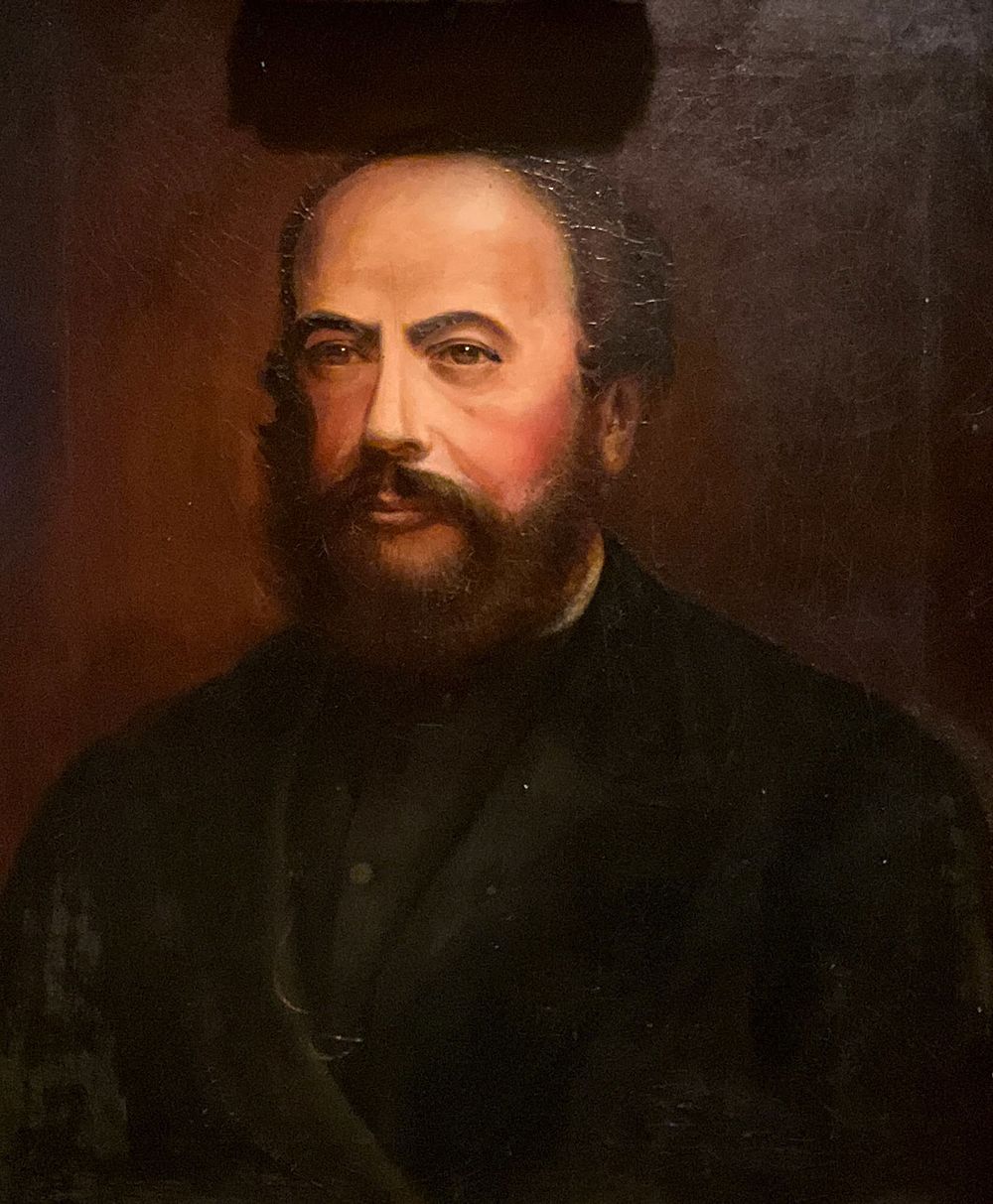Lot 399: J Bridge, Oil on Canvas, Portrait Bearded Man