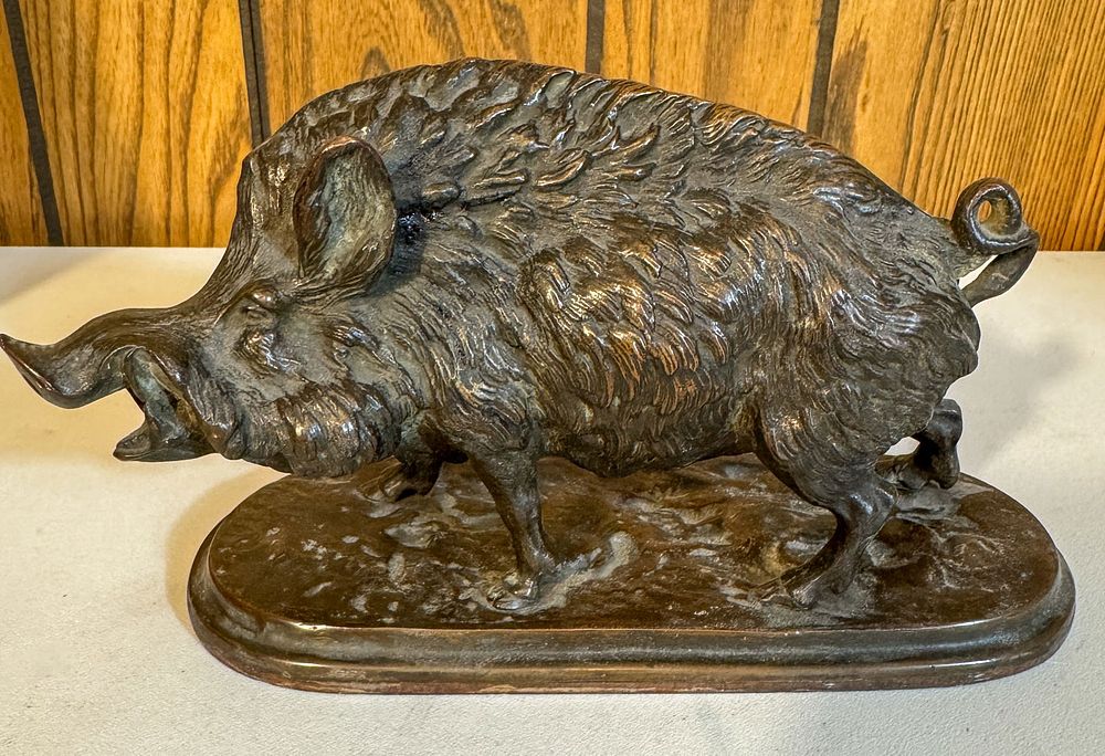 Lot 411: Bronze Boar
