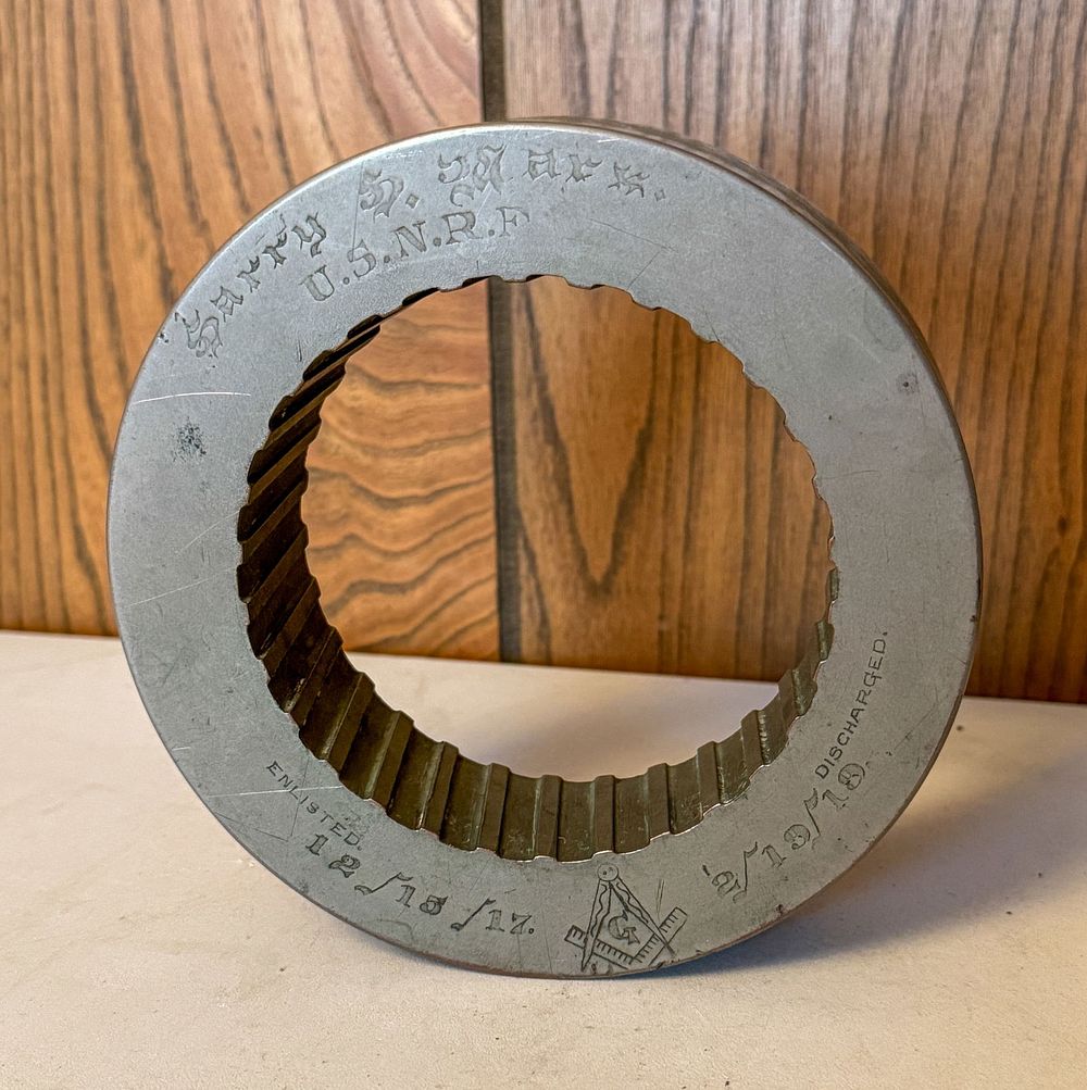 Lot 413: World War One Commemorative Engraved Clutch