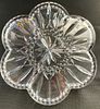 Pair of Waterford Crystal 3-Part Relish Dishes. Pair of Waterford crystal clover-shaped 3-part Image - 4