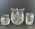 3 Crystal Pitchers Incl. Waterford and Block. Three crystal pitchers including two marked Image - 2