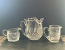 3 Crystal Pitchers Incl. Waterford and Block. Three crystal pitchers including two marked Image - 3
