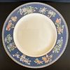 Pair of Wedgwood Blue Siam Dinner Plates. Pair of Wedgwood Blue Siam dinner plates, marked Image - 1