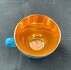 Blue & Gold Royal Copenhagen Demitasse Cup Set. Royal Copenhagen aluminia confetti demitasse cup Image - 5