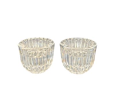 Pair of Waterford Crystal Anya Votives. Pair of Waterford crystal votive candle holders in Anya 