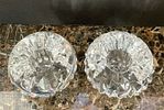 5 Crystal Candle Holders Incl Waterford. Five crystal candle holders including one pair of Image - 5