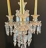 Baccarat Medallion Crystal Candelabra 4 Light. 18" Baccarat Medallion four-light crystal Image - 1