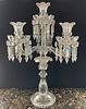 Baccarat Medallion Crystal Candelabra 4 Light. 18" Baccarat Medallion four-light crystal Image - 1