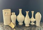 6 Lenox Vases Glenwood, Gatsby, Savoy Collections. Six porcelain Lenox vases, collections left Image - 1