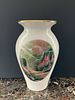 Lenox Autumn Vase & Thomas Kinkade Garden of Light. Two porcelain vases including Lenox Autumn Image - 5