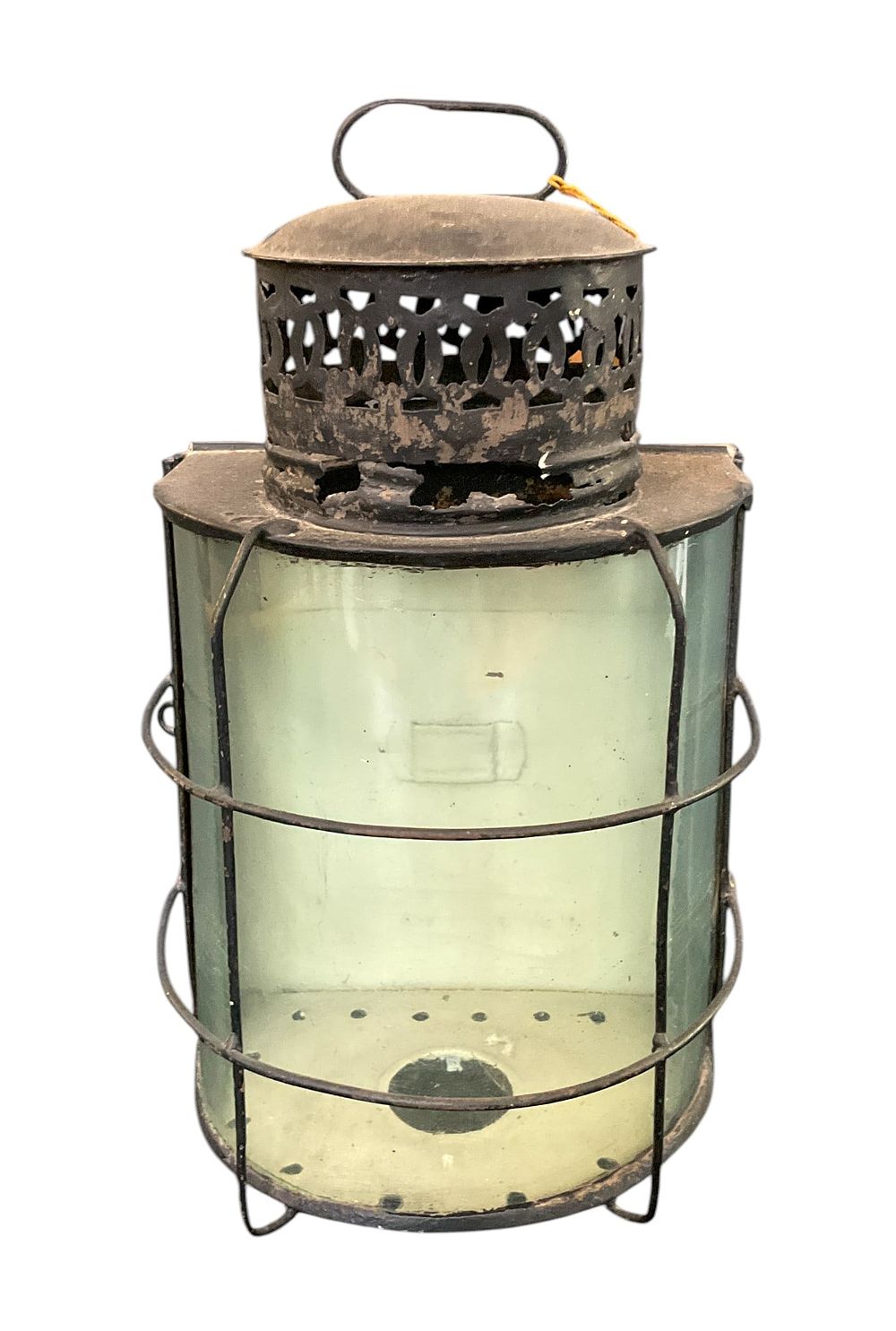 Lot 153: Antique Ship Lantern Spanish-American War