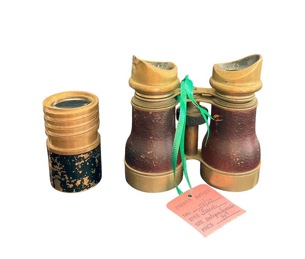 Lot 195: Antique French Binoculars