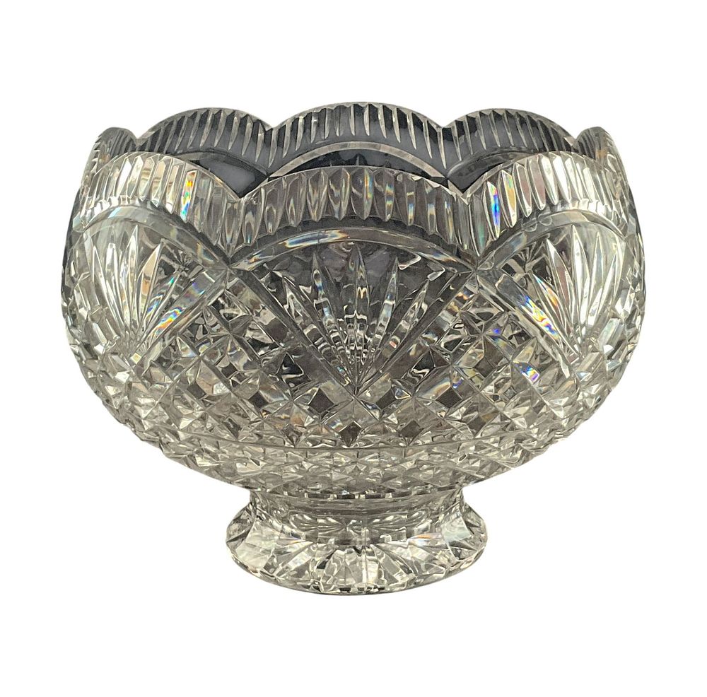 Lot 228: Large Waterford Crystal Bowl Comeragh Pattern