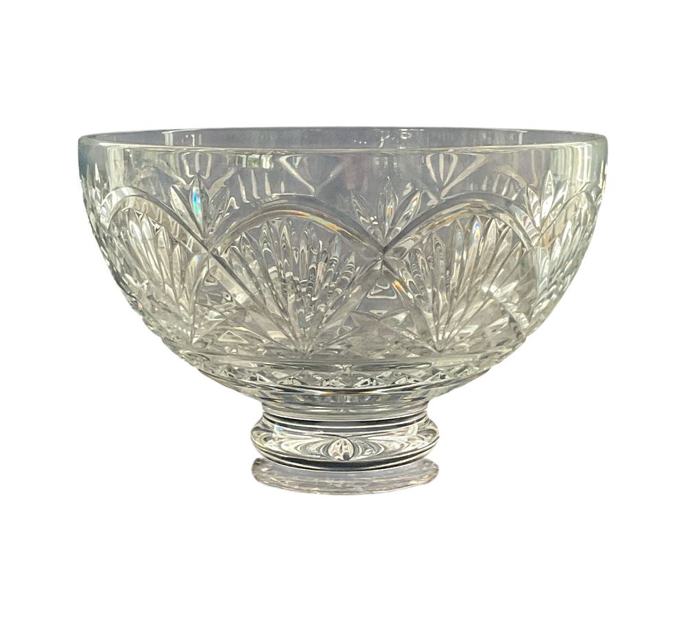 Lot 230: Waterford Crystal Footed Serving Bowl