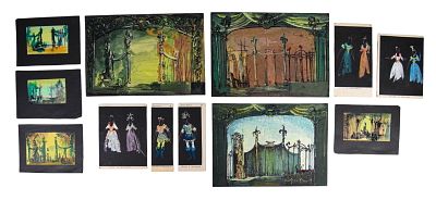 Slade School of Fine Art Project Dido Aeneas 1954. Tony Walton (British, 1934-2022). Dido &amp; 