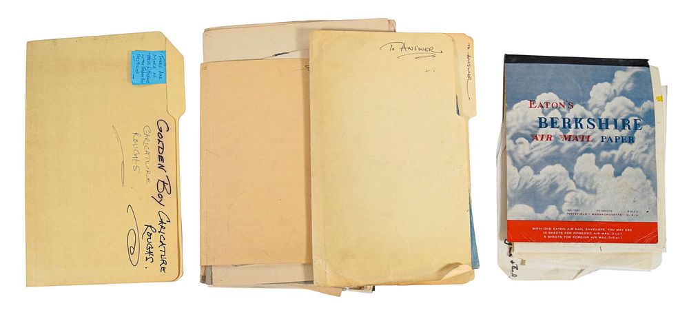 Tony Walton Group of Early Caricatures & Sketches. Tony Walton (British, 1934-2022). Large group 