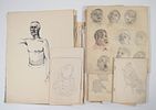 Tony Walton Group of Early Caricatures & Sketches. Tony Walton (British, 1934-2022). Large group Image - 3