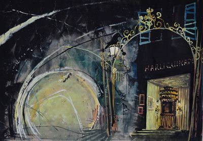 Scaramouche Ballet Set Design. Tony Walton (British, 1934-2022). Scaramouche (ballet). Original 