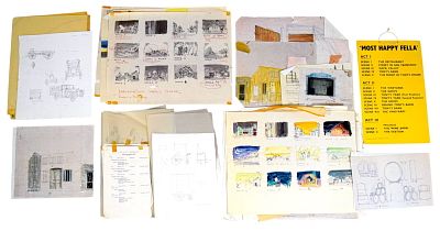 The Most Happy Fella Set Design Artwork Portfolio. Tony Walton (British, 1934-2022). The Most 