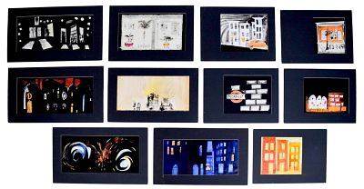One Over the Eight 11 Pieces Projection Art. Tony Walton (British, 1934-2022). One Over the 