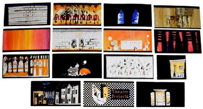 One Over the Eight 15 Pieces Projection Art. Tony Walton (British, 1934-2022). One Over the 