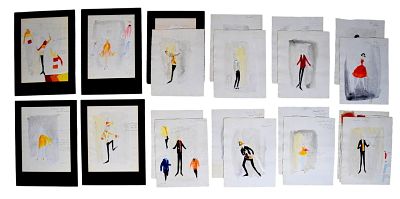 One Over the Eight 21 Costume Design Sketches. Tony Walton (British, 1934-2022). One Over the 