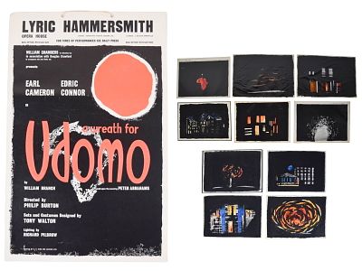 A Wreath for Udomo 10 Pieces Set Artwork. Tony Walton (British, 1934-2022). A Wreath for Udomo. 