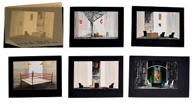 Fairy Tales of New York 6 Set Design Sketches. Tony Walton (British, 1934-2022). Fairy Tales of 