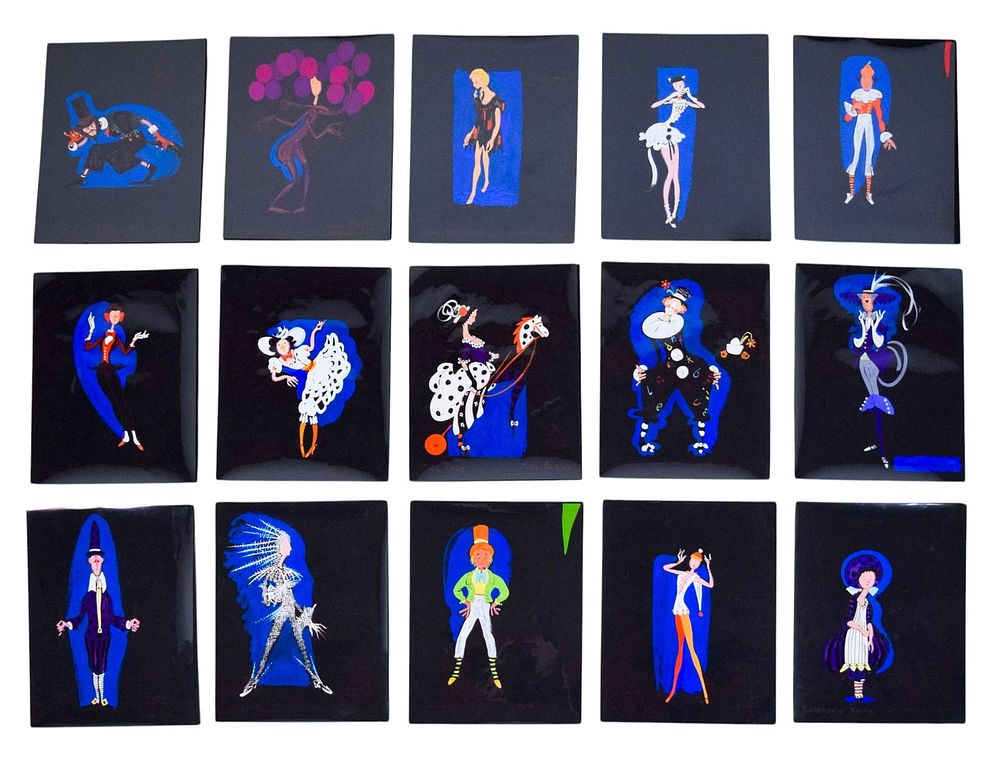Lot 154: Once Upon a Time 15 Pieces Costume Design Artwork