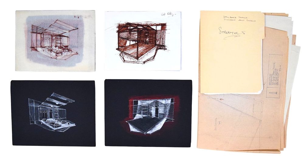 Lot 202: Streamers Artwork, Groundplans